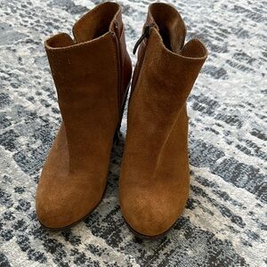 Vince Camuto Brown Suede Ankle Boots